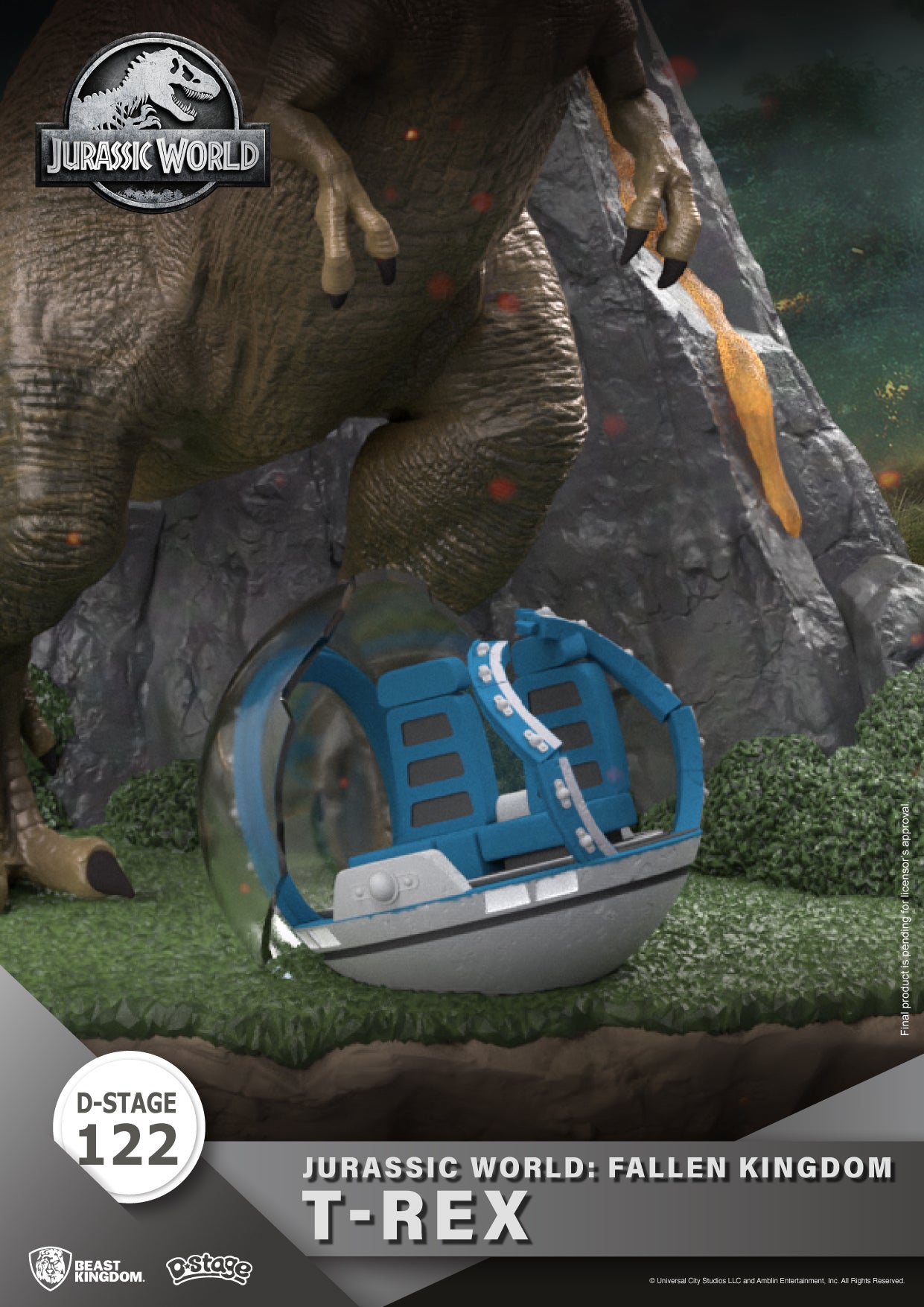 Diorama Stage-122-Jurassic World: Fallen Kingdom-T-Rex