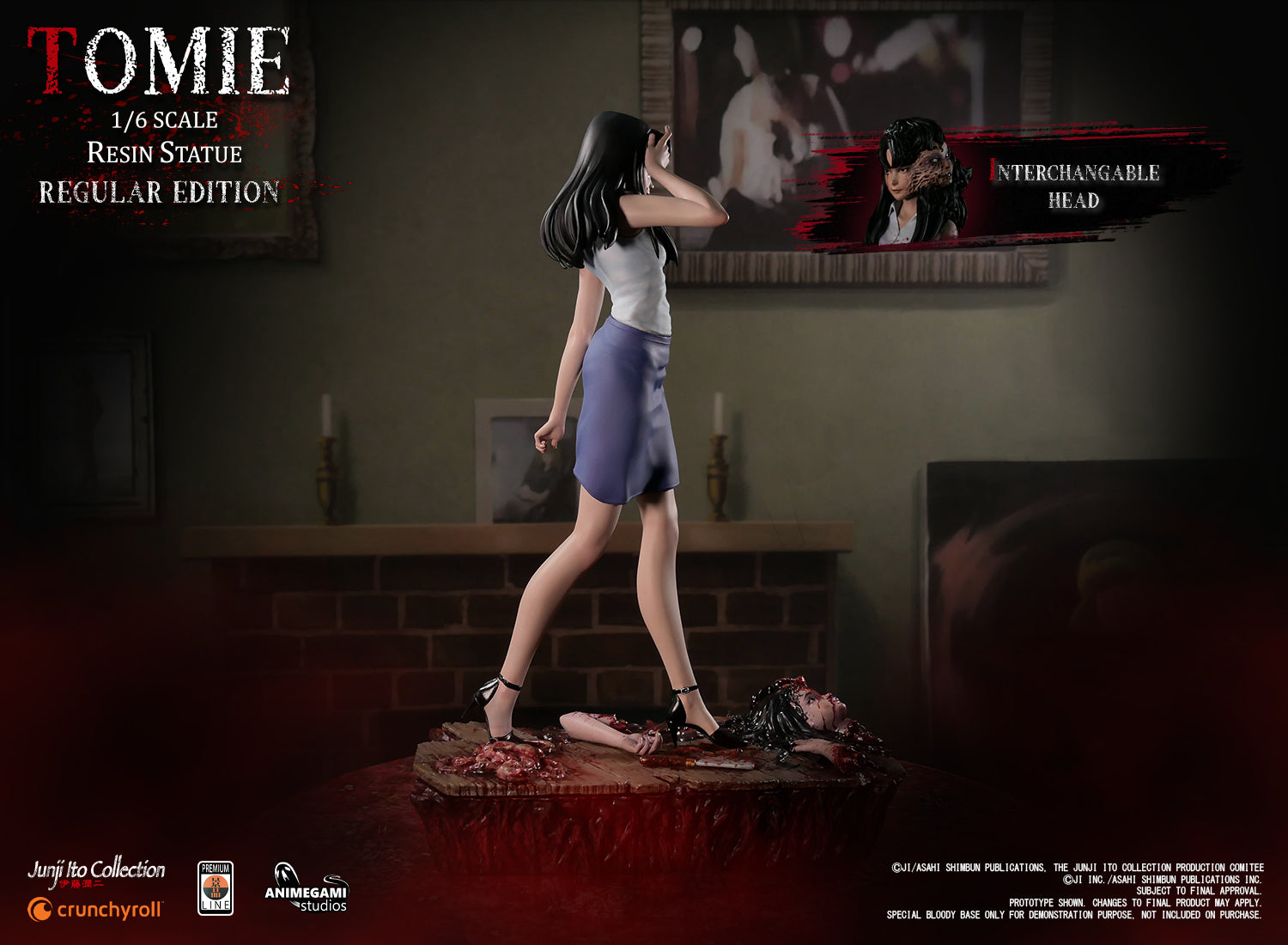 Tomie 1/6 Scale Resin Statue - Regular Edition