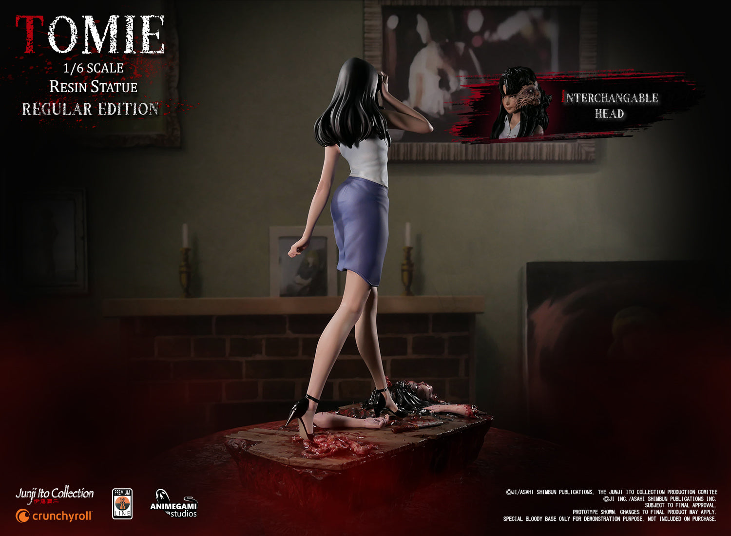 Tomie 1/6 Scale Resin Statue - Regular Edition