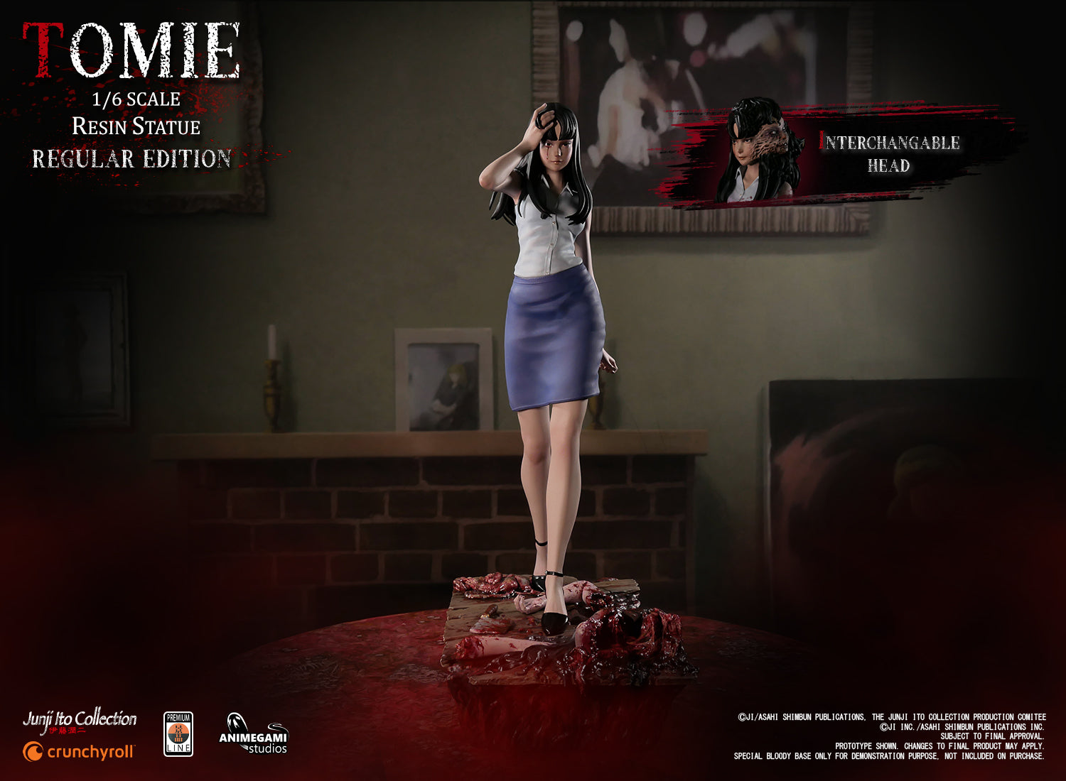 Tomie 1/6 Scale Resin Statue - Regular Edition