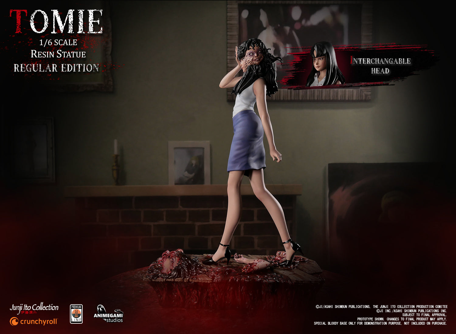 Tomie 1/6 Scale Resin Statue - Regular Edition