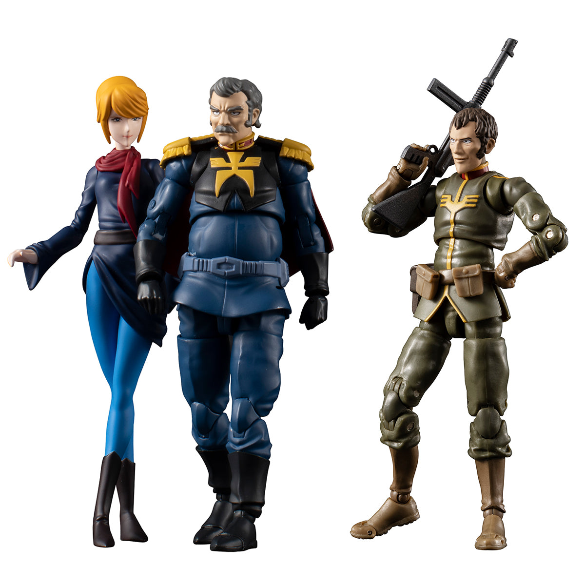 G.M.G Mobile Suit Gundam Principality of Zeon Team Ramba Ral set  【with gift】