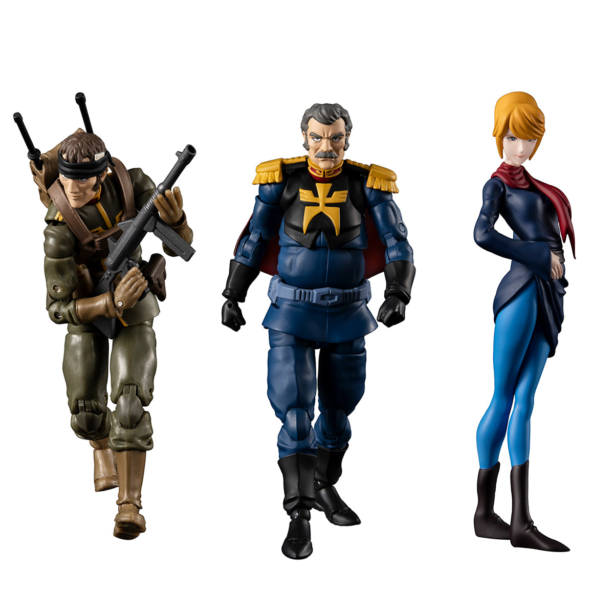 G.M.G Mobile Suit Gundam Principality of Zeon Team Ramba Ral set  【with gift】