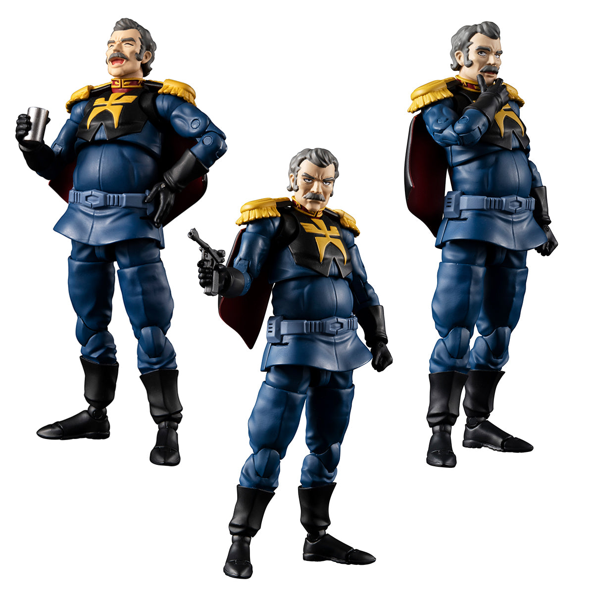 G.M.G Mobile Suit Gundam Principality of Zeon Team Ramba Ral set  【with gift】