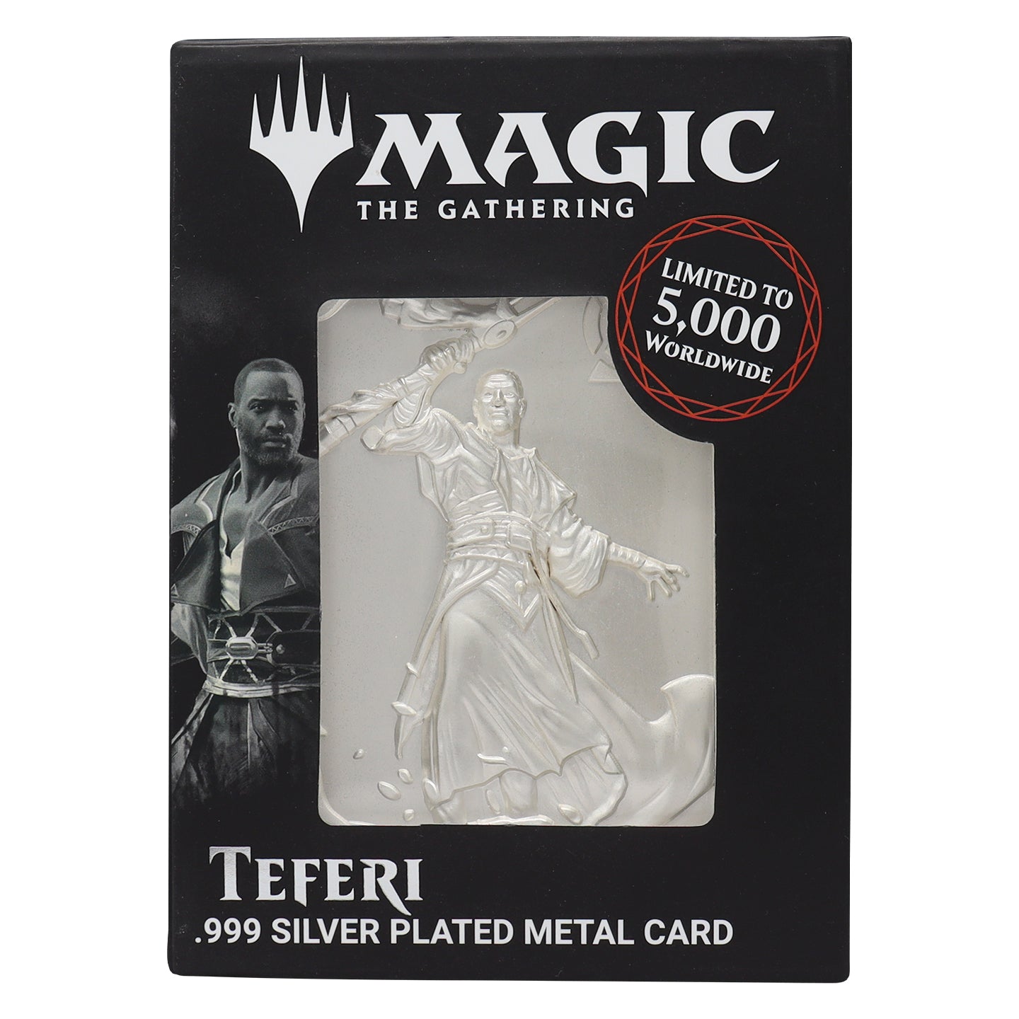 Magic the Gathering Limited Edition .999 Silver Plated Teferi Metal Collectible