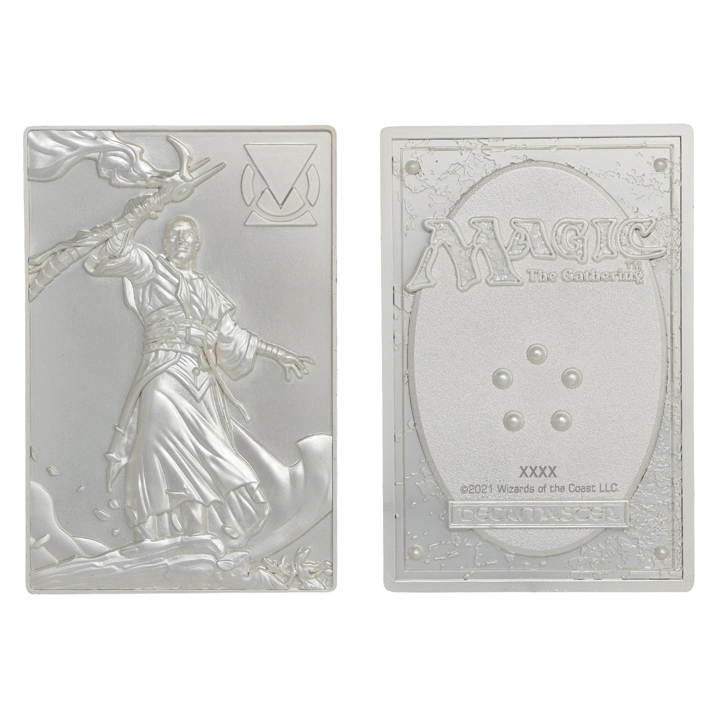 Magic the Gathering Limited Edition .999 Silver Plated Teferi Metal Collectible