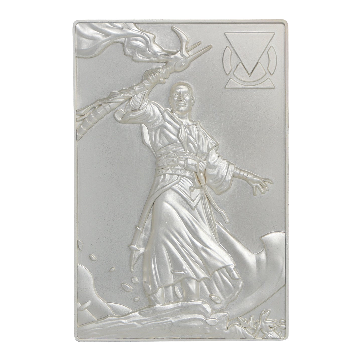 Magic the Gathering Limited Edition .999 Silver Plated Teferi Metal Collectible