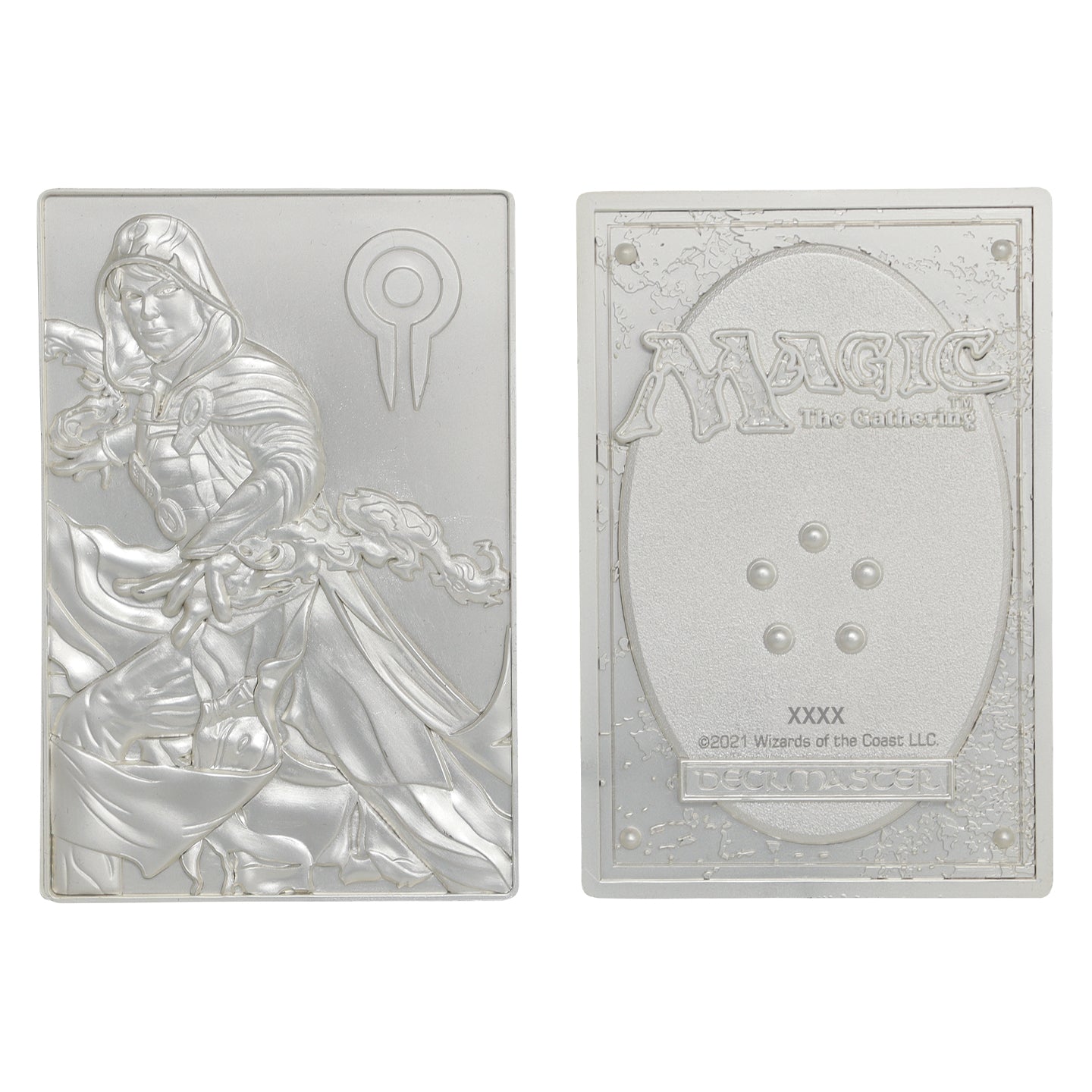 Magic the Gathering Limited Edition .999 Silver Plated Jace Beleren Metal Collectible