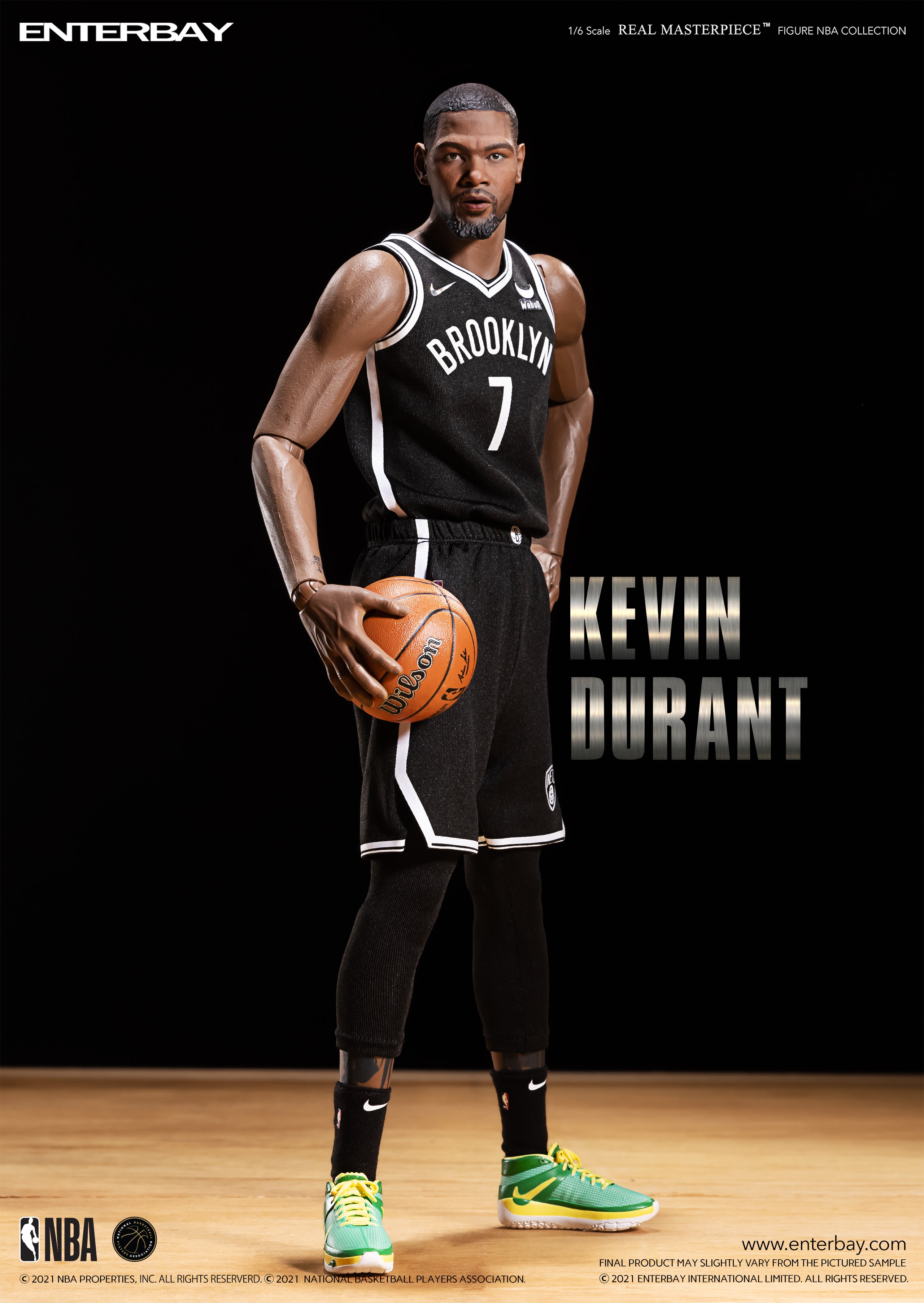 1/6 REAL MASTERPIECE NBA COLLECTION: KEVIN DURANT NBA ACTION FIGURE
