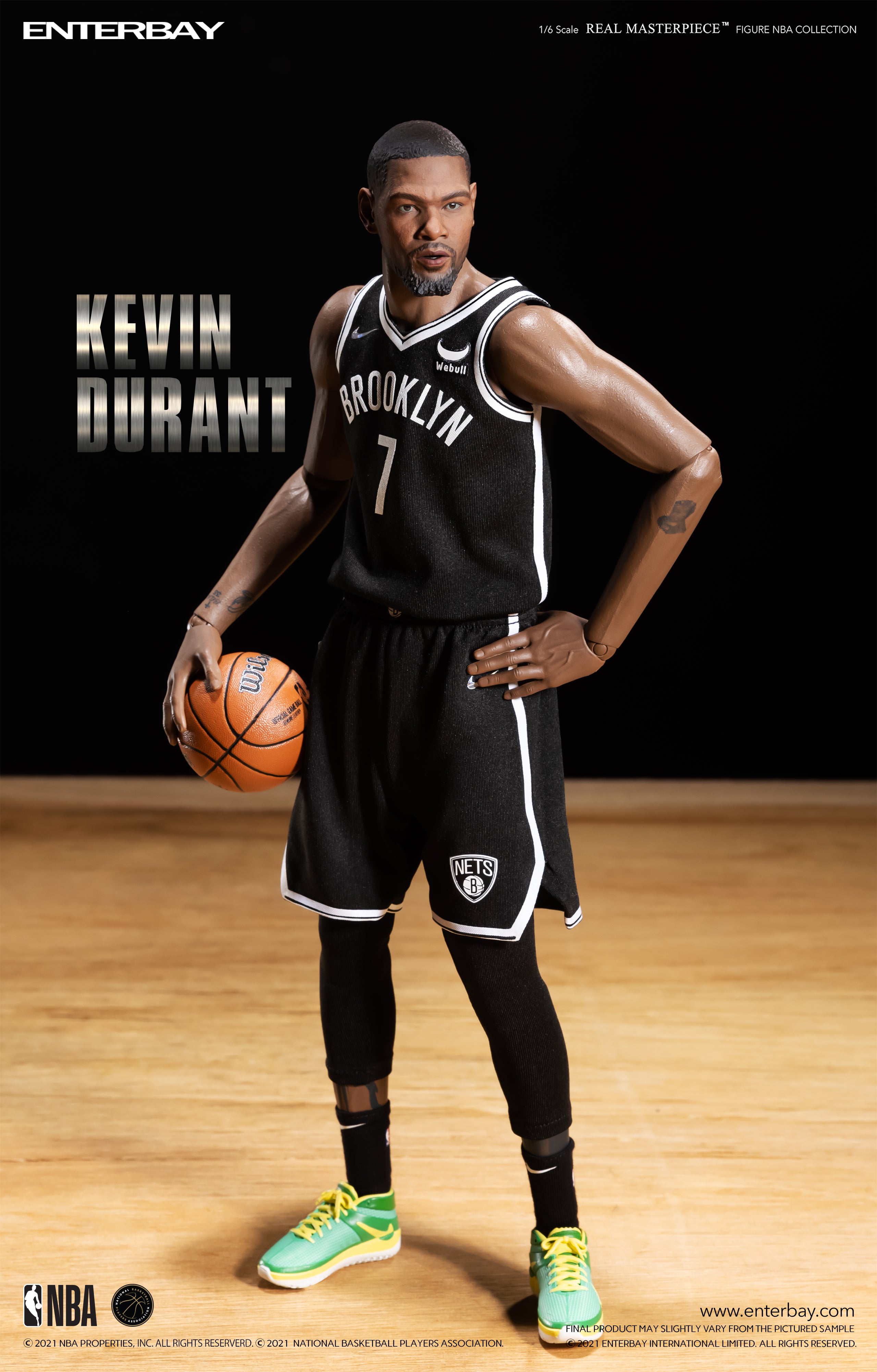 1/6 REAL MASTERPIECE NBA COLLECTION: KEVIN DURANT NBA ACTION FIGURE