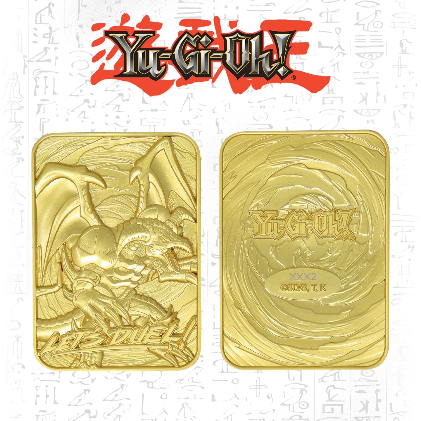 Yu-Gi-Oh! Limited Edition 24K Gold Plated Collectible - B. Skull Dragon