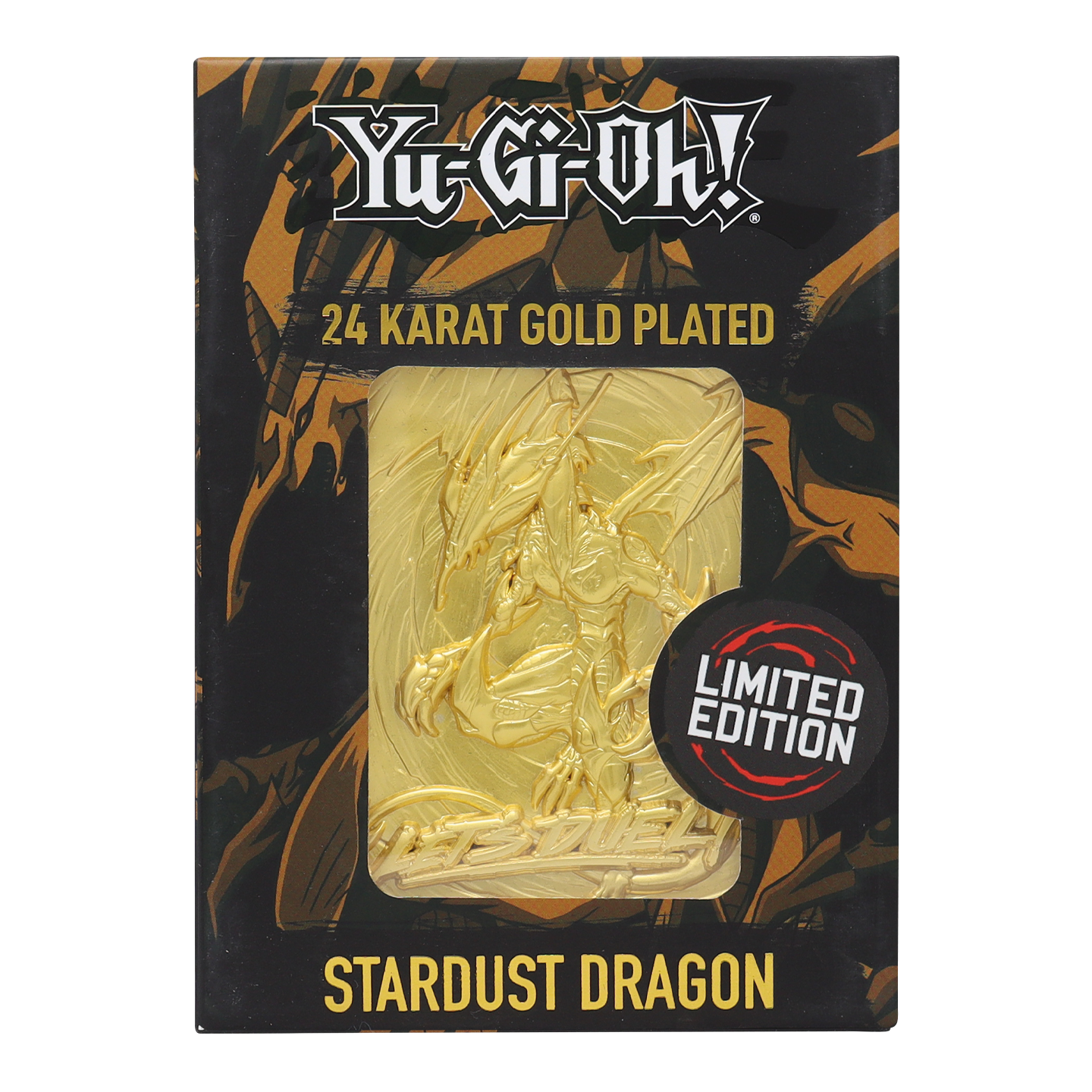 Yu-Gi-Oh! Limited Edition 24K Gold Plated Collectible - Stardust Dragon