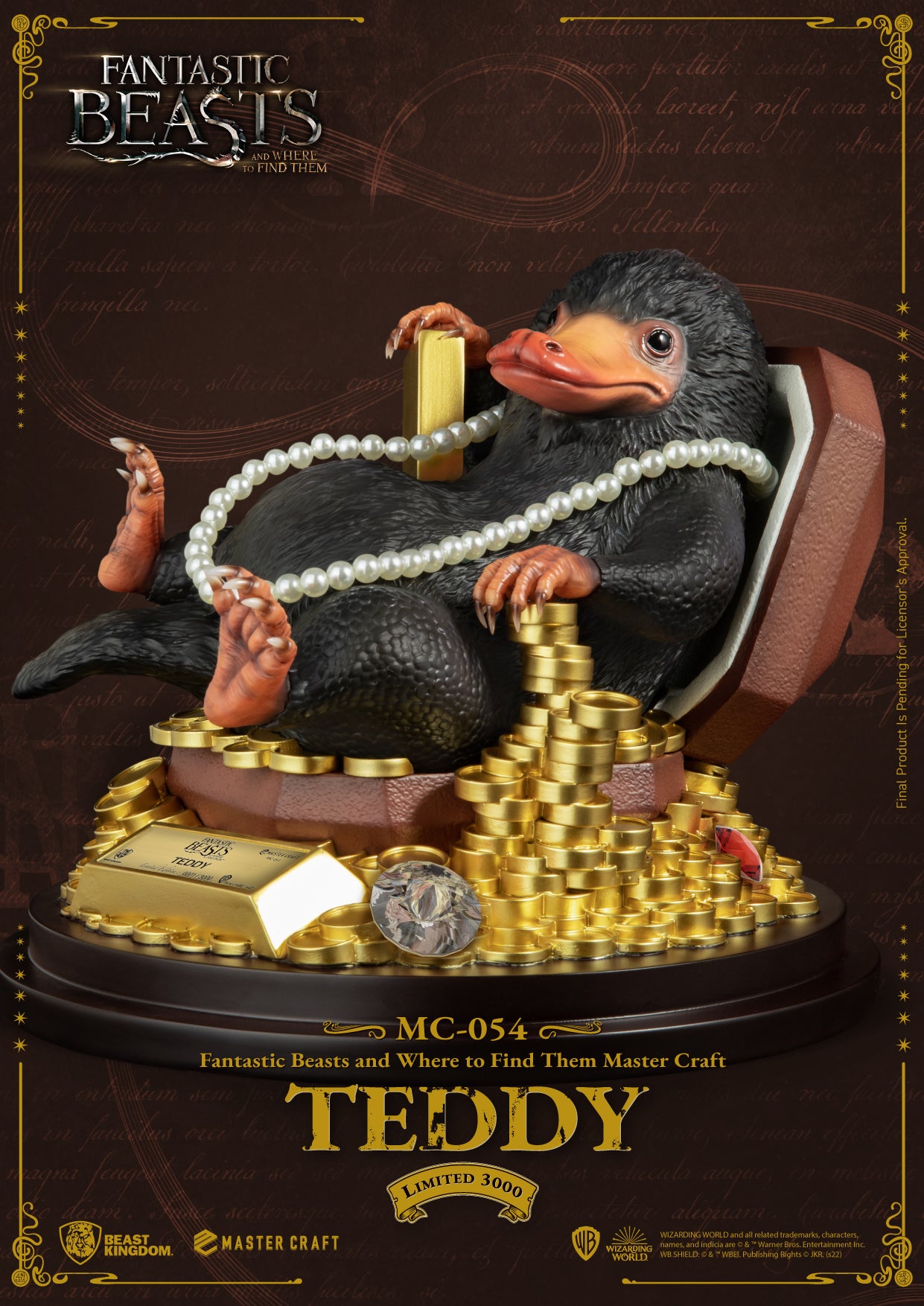 MC-054 Fantastic Beasts And Where To Find Them Master Craft Teddy
