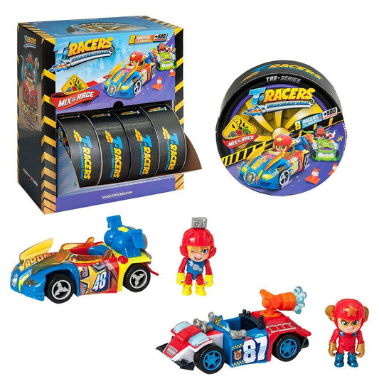 T-RACERS II SERIES COLLECTIBLE MIX AND MATCH TOY CARS