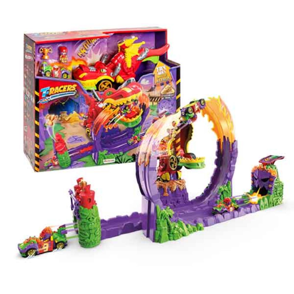 T-RACERS DRAGON LOOP PLAYSET