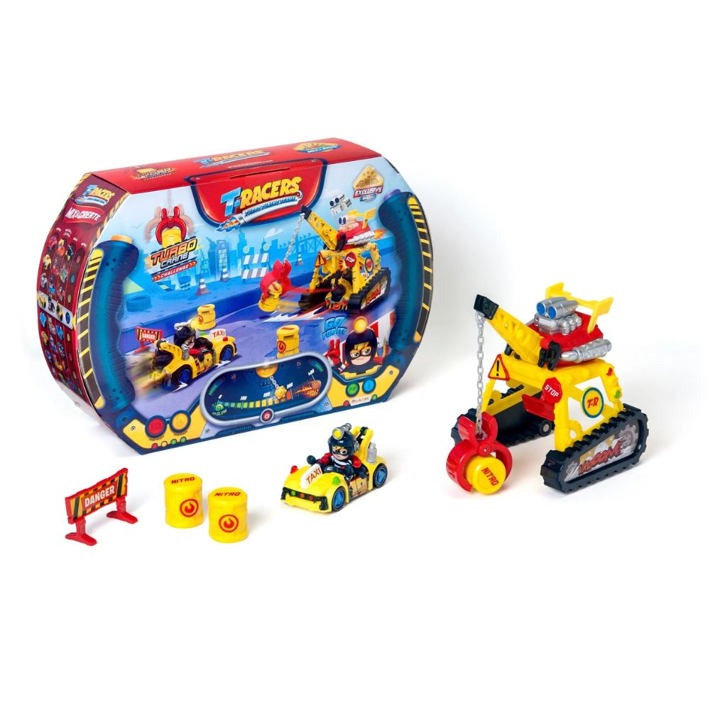 T-RACERS TURBO CRANE PLAYSET