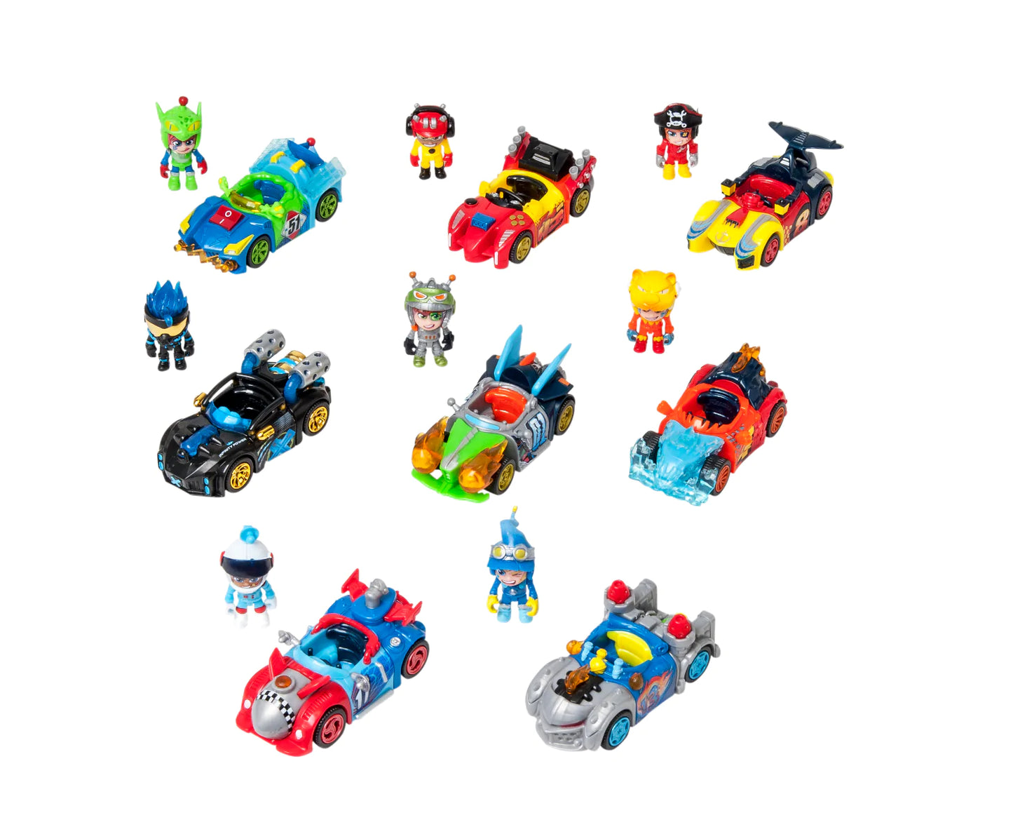 T-RACERS I SERIES COLLECTIBLE MIX AND MATCH TOY CARS