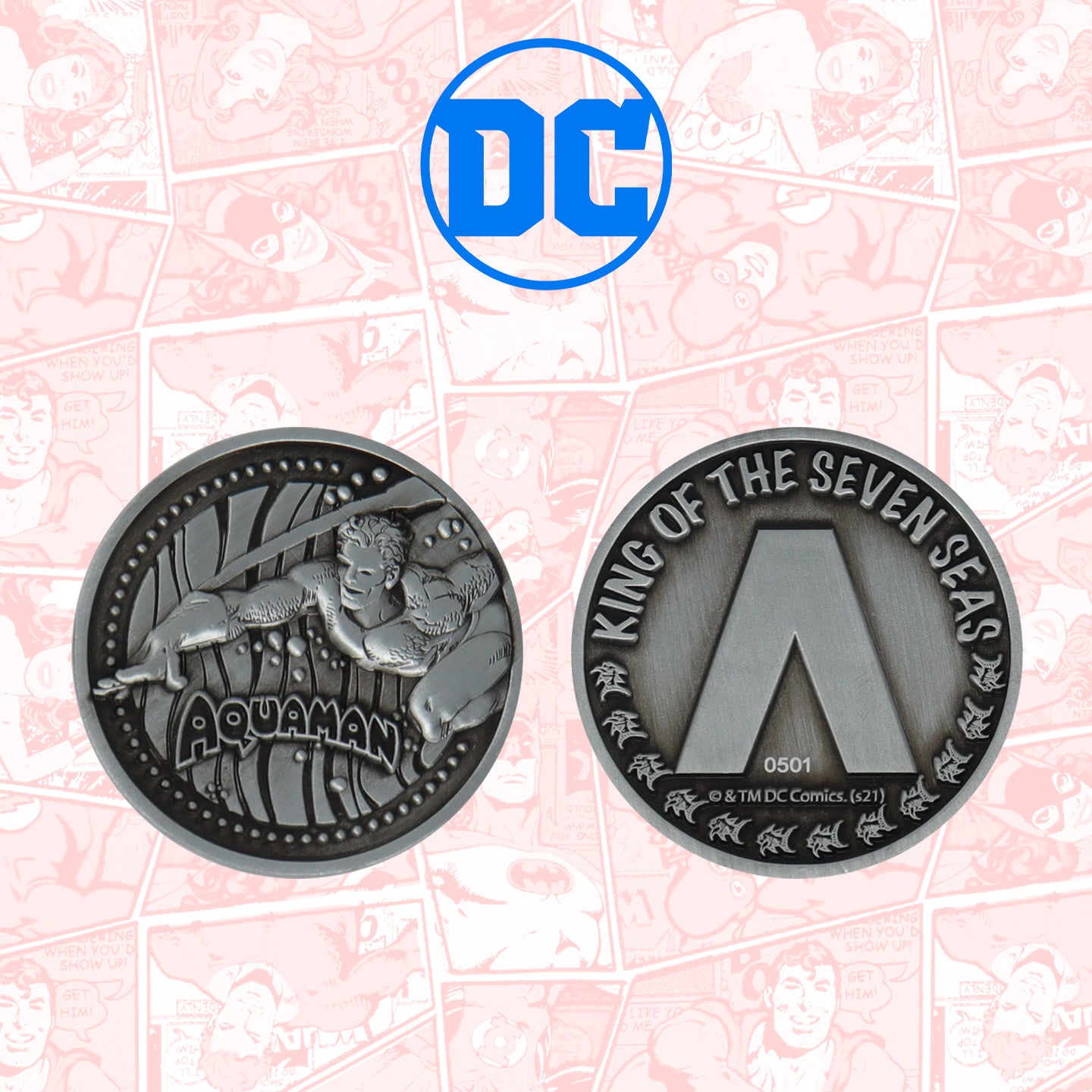 Aquaman DC Comics Limited Edition Collectible Coin