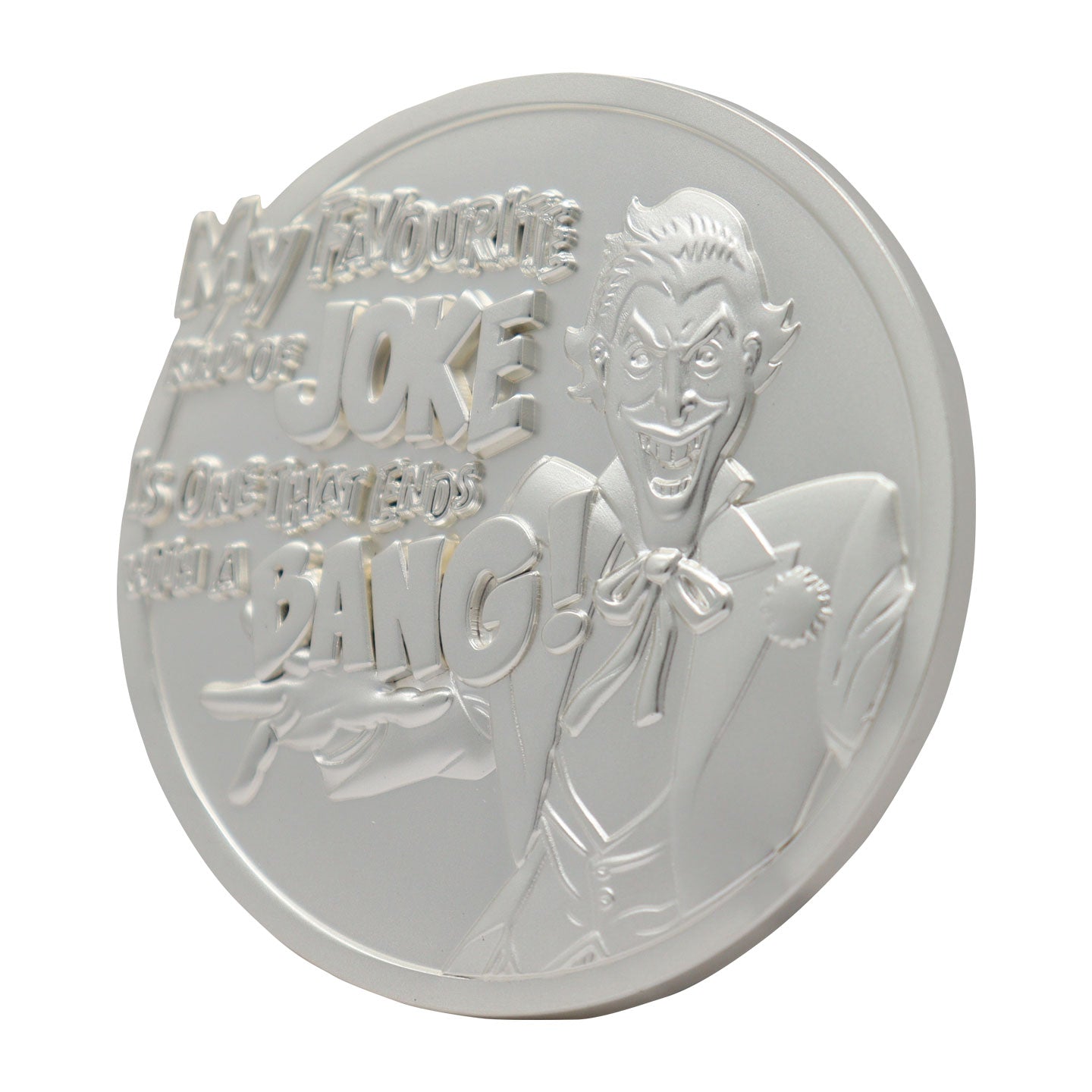 The Joker .999 Silver Plated Medallion