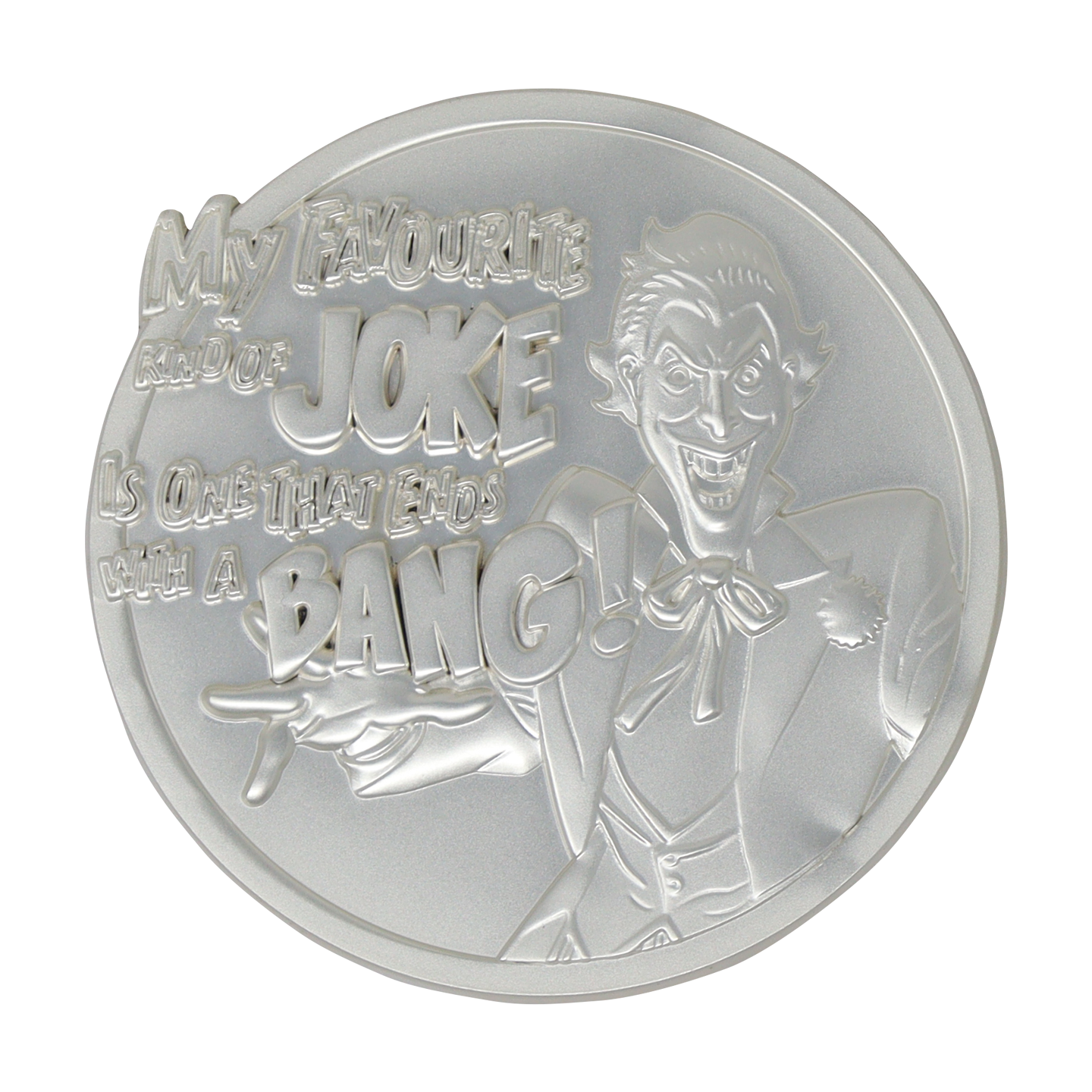 The Joker .999 Silver Plated Medallion