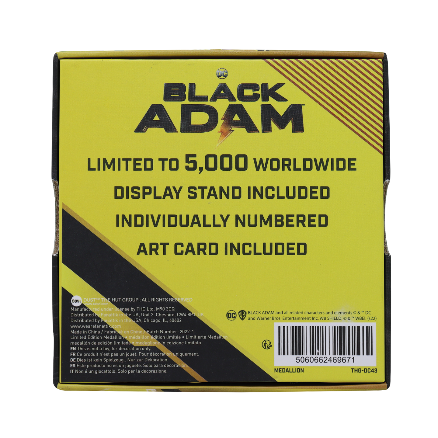 Black Adam Limited Edition  Justice Society of America Medallion