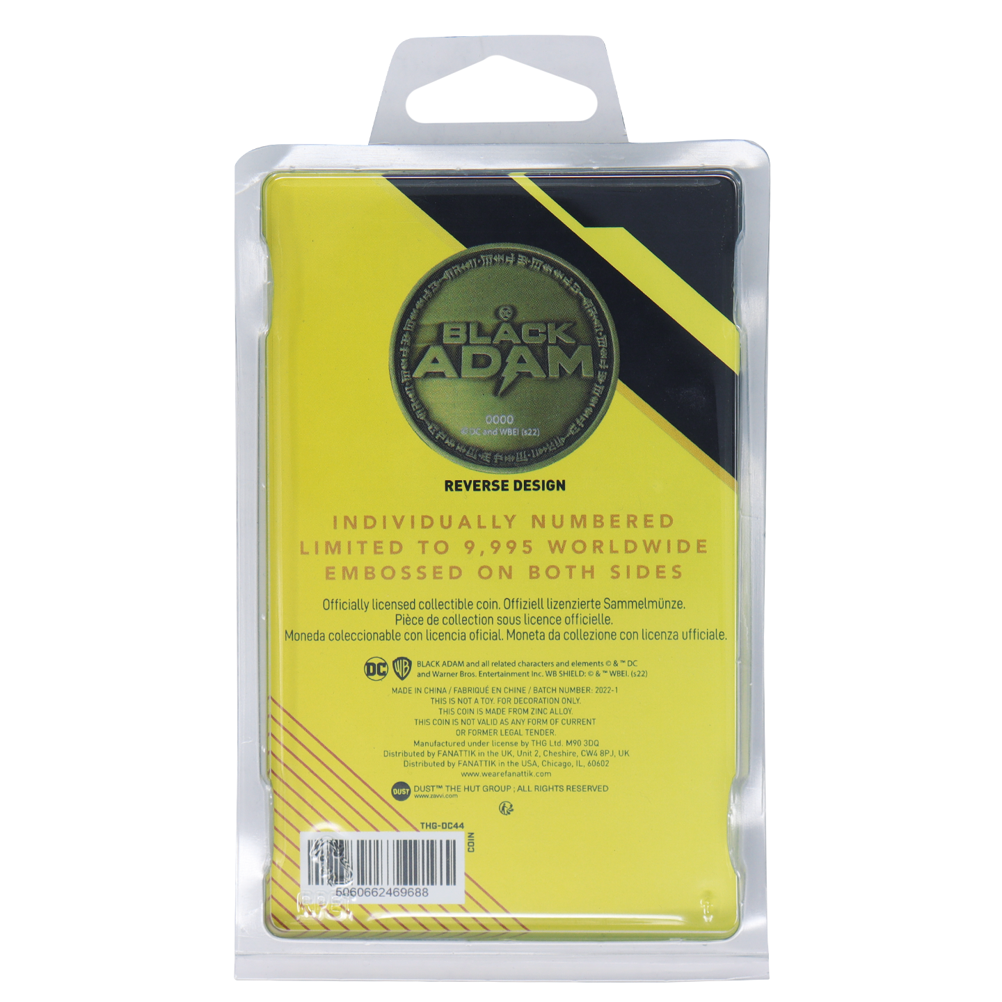 Black Adam Limited Edition  Collectible Coin