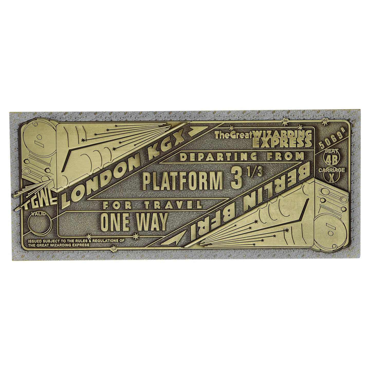 Fantastic Beasts The Great Wizarding Express Limited Edition Train Ticket