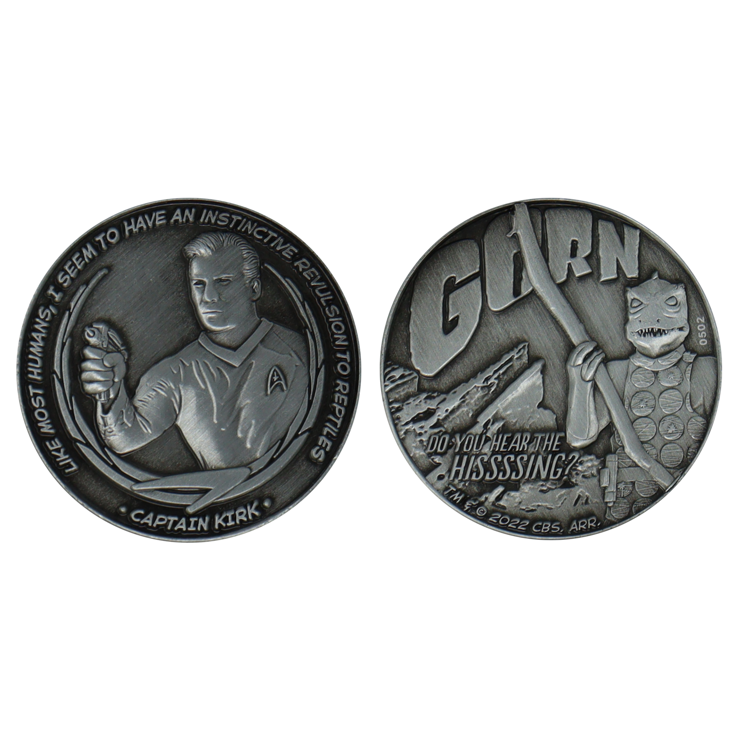 Star Trek Captain Kirk and Gorn Limited Edition  Collectible Coin