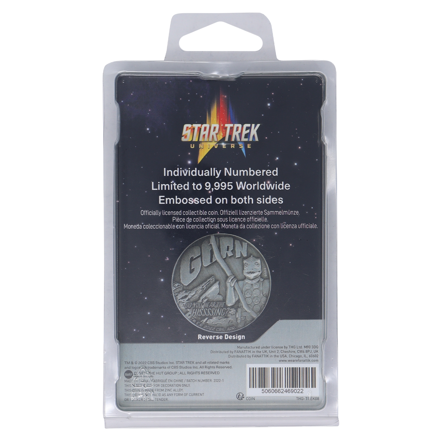 Star Trek Captain Kirk and Gorn Limited Edition  Collectible Coin