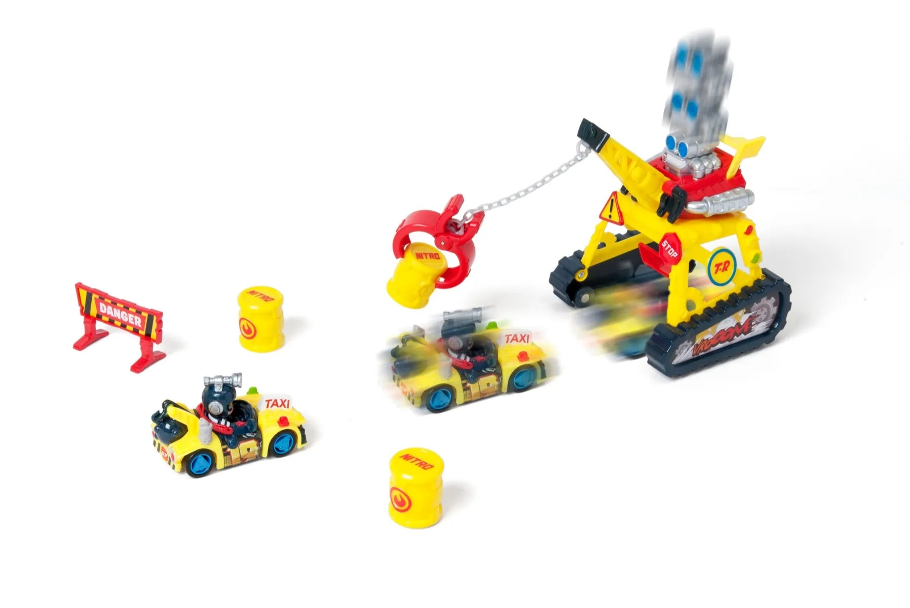 T-RACERS TURBO CRANE PLAYSET