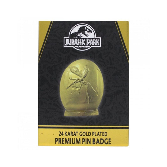 Jurassic Park 24K Gold Plated XL Premium Pin Badge