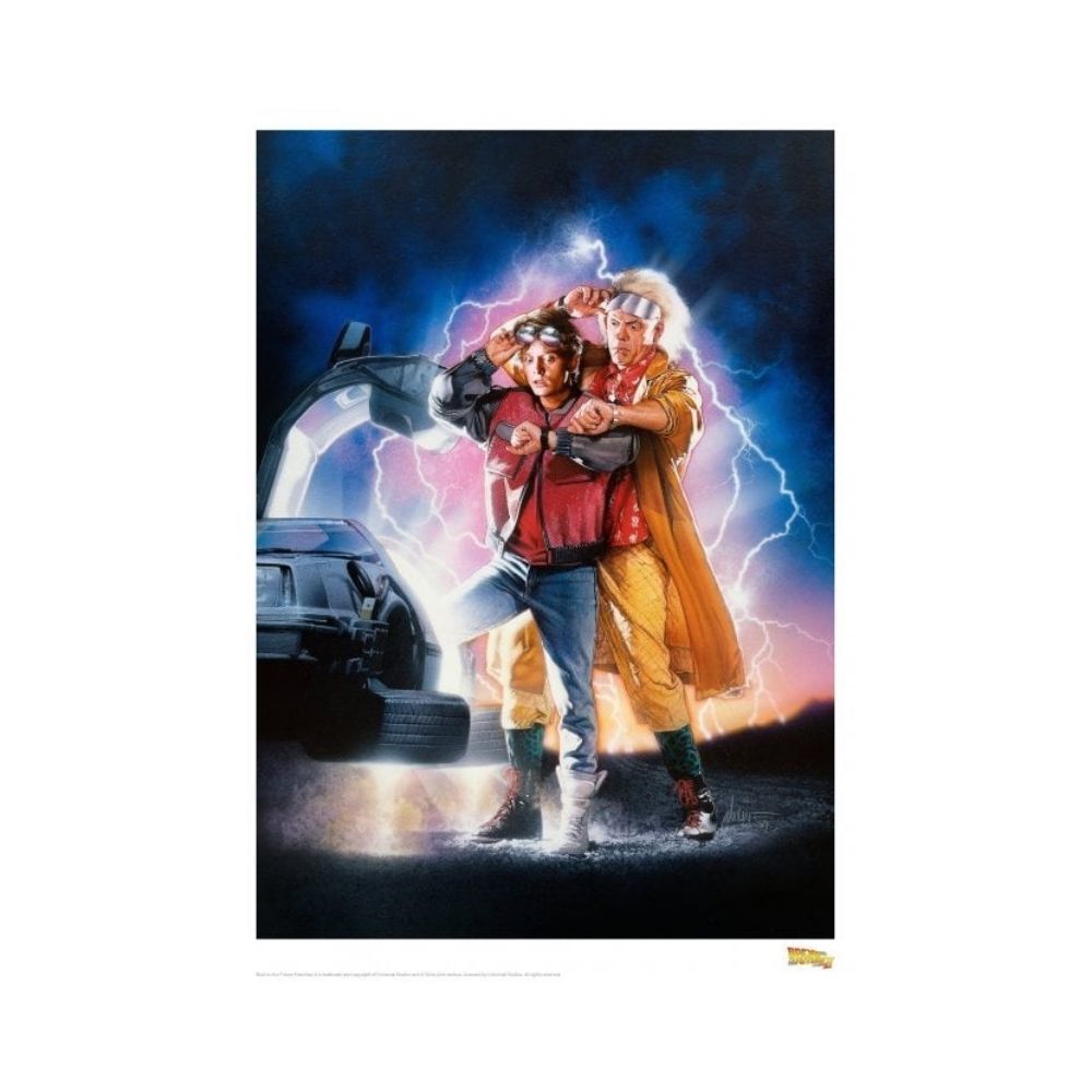 Back to the Future Art Print