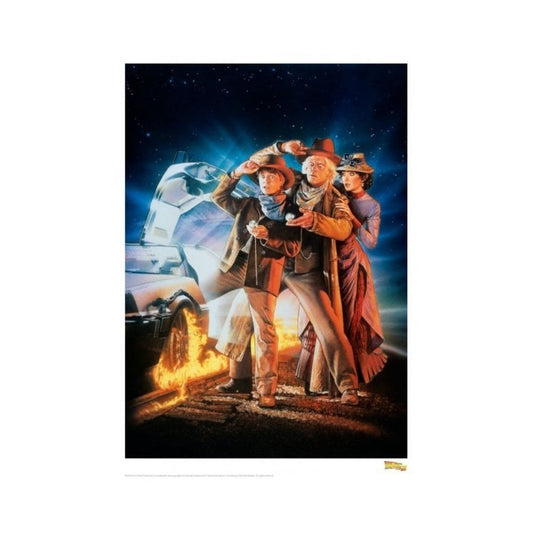 Back to the Future Art Print