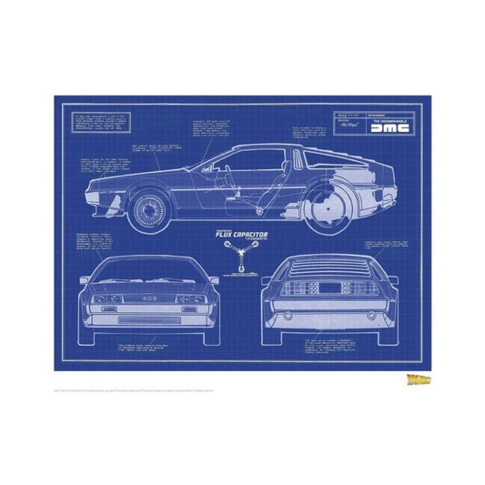 Back to the Future Art Print