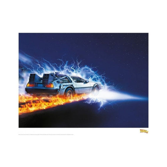 Back to the Future Art Print