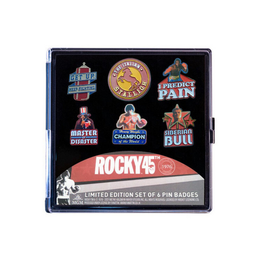 Rocky Limited Edition 6 Pack of Pins