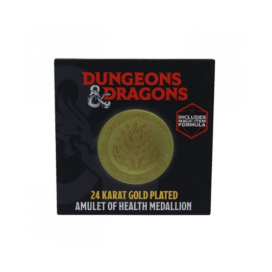 Dungeons & Dragons 24k gold plated medallion