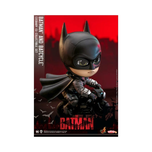 Batman and Batcycle Cosbaby (S) Collectible Set