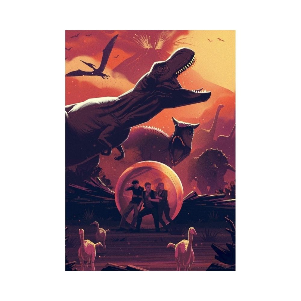 Jurassic World limited edition art print