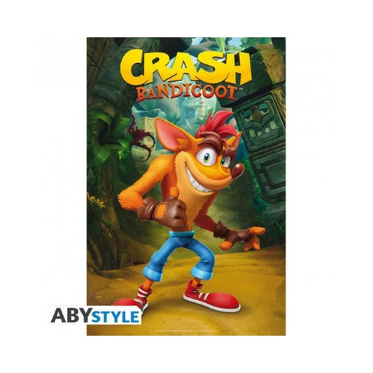 CRASH BANDICOOT - Poster "Crash classique" roulé filmé (91.5