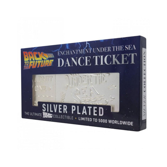 Back To The Future Silver Plated Ticket