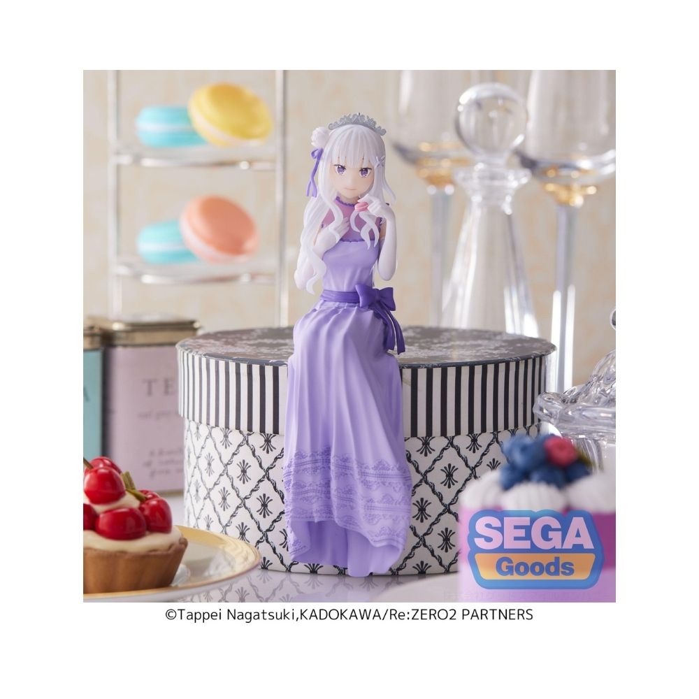 Re:ZERO -Starting Life in Another World-: Lost in Memories PM Perching Figure "Emilia -Dressed-Up Party-"