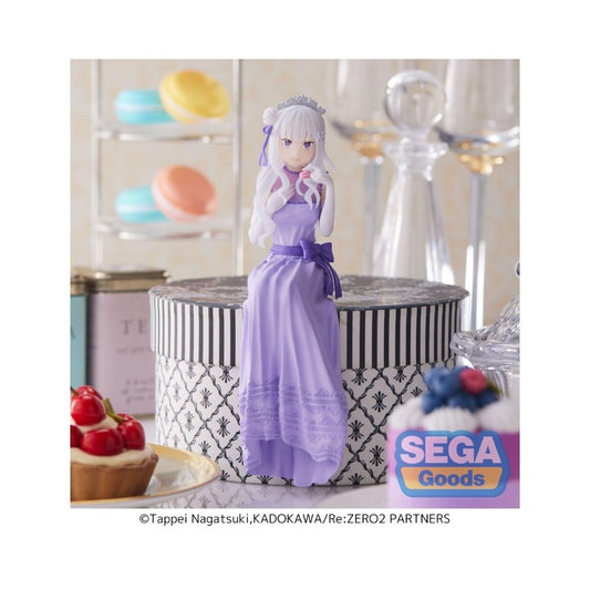 Re:ZERO -Starting Life in Another World-: Lost in Memories PM Perching Figure "Emilia -Dressed-Up Party-"