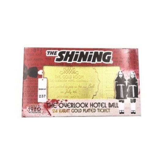 The Shining The Overlook Hotel Ball 24k Gold Plated Ticket