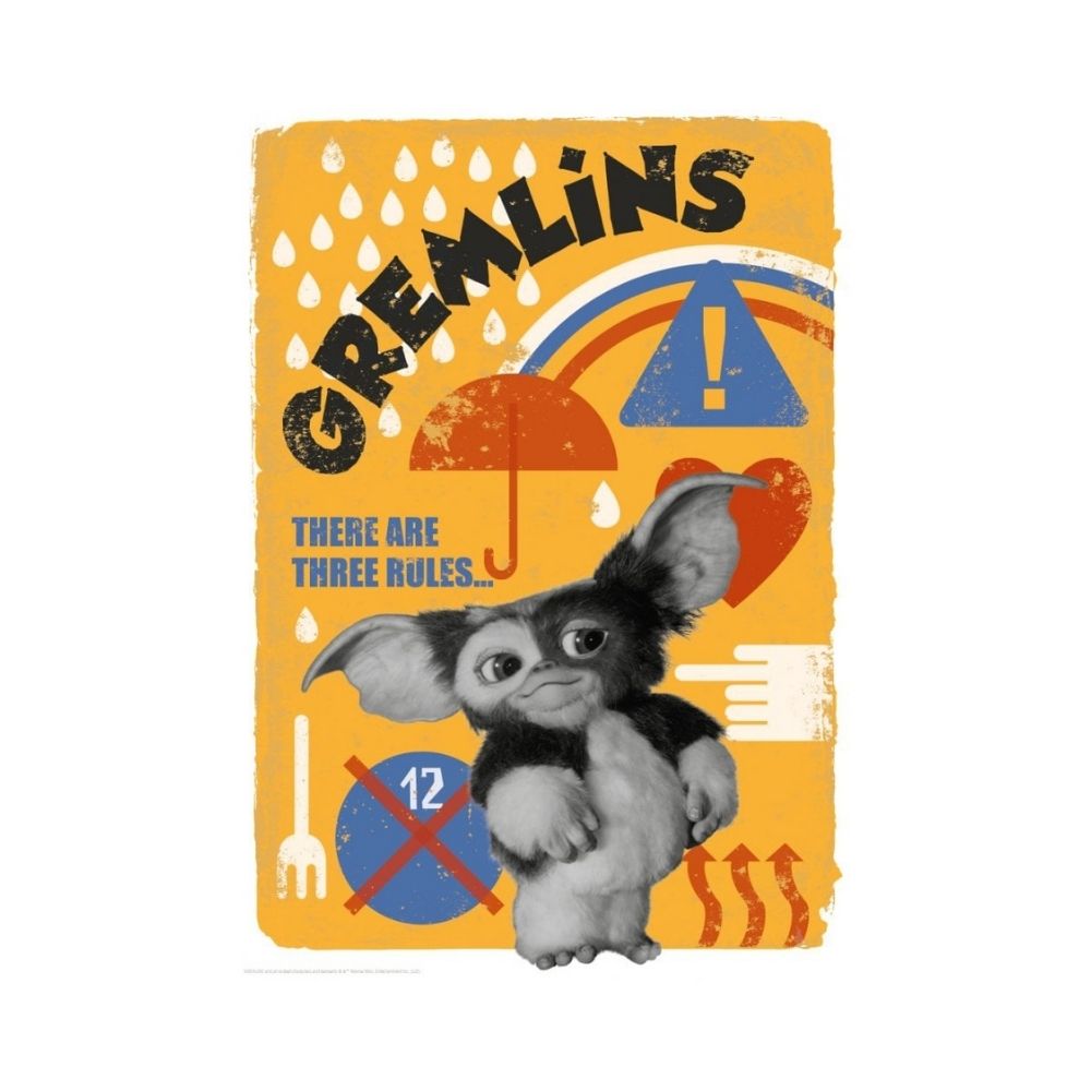 Gremlins There are three Rules Limited Edition Art Print