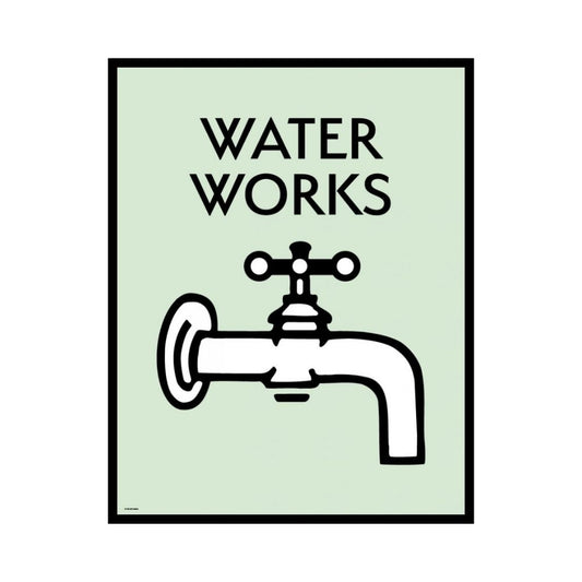 Monopoly Water Works Limited Edition Art Print