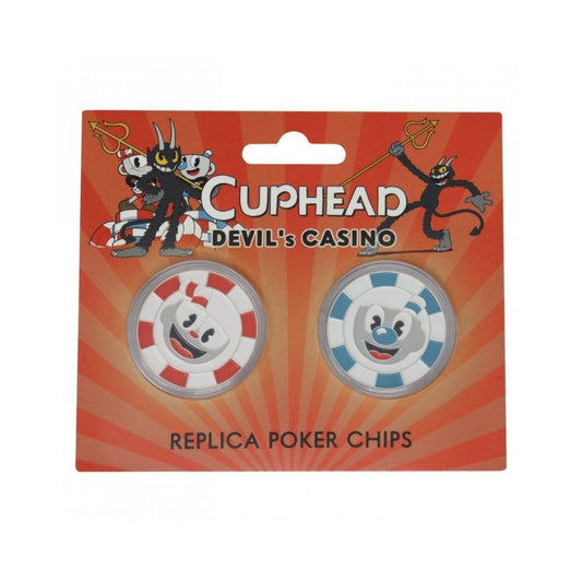 Cuphead Devil's Replica Casino Chip Coin Twin Pack