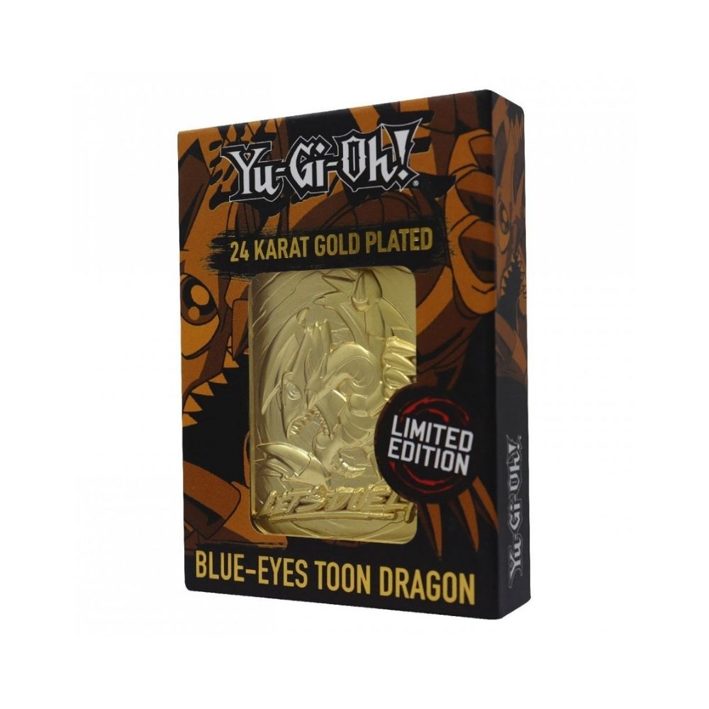 Yu-Gi-Oh! Limited Edition 24K Gold Plated Collectible - Blue Eyes Toon Dragon