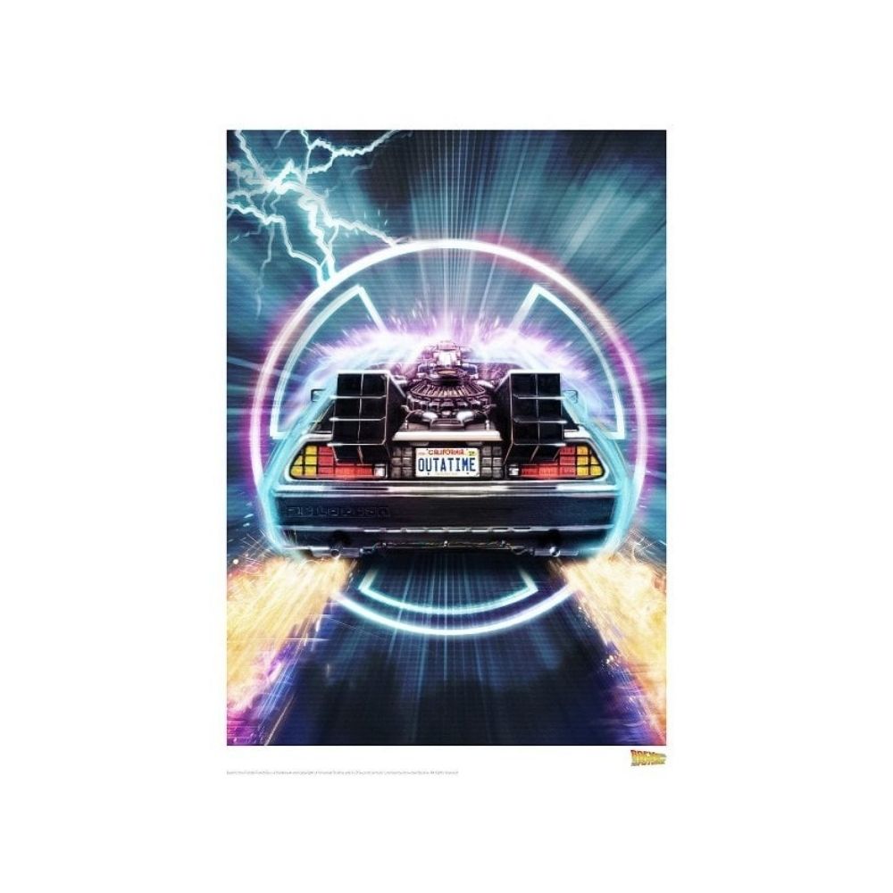 Back to the Future Art Print