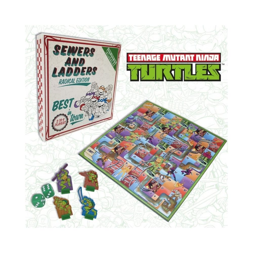 Teenage Mutant Ninja Turtles Sewers & Ladders board game